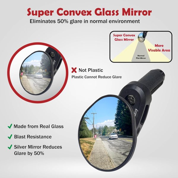 Rocket Drop Down Handlebar Mirror - Image 8