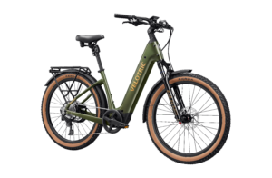 Velotric Discover M e-bike in the color Olivine Green